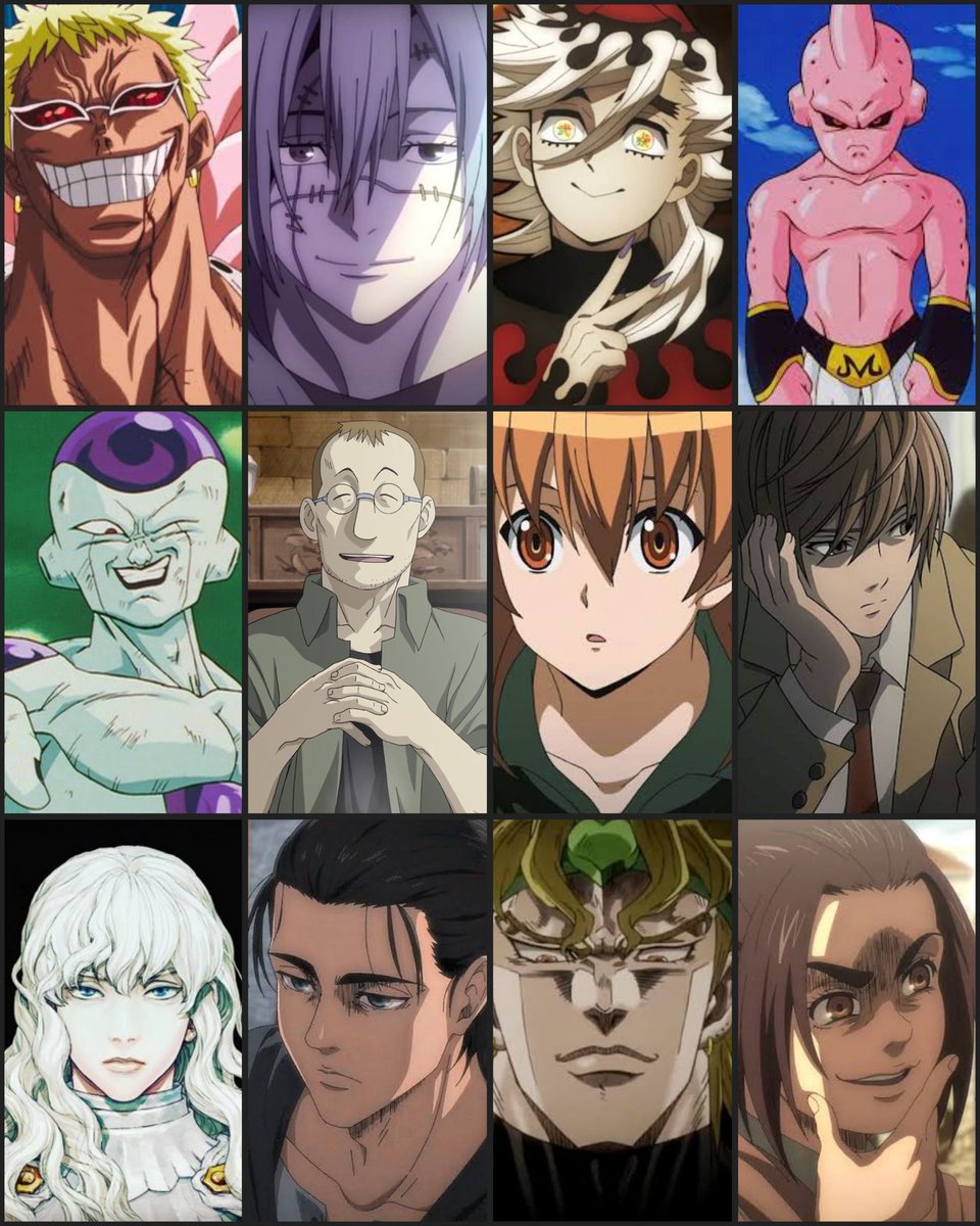 Replying to @gayhomoman0 The Most Evil Villain in anime Is NOT Griffith.  #anime #manga #jjk #dbz #griffith #sukuna #kenjaku, image size:960x1200