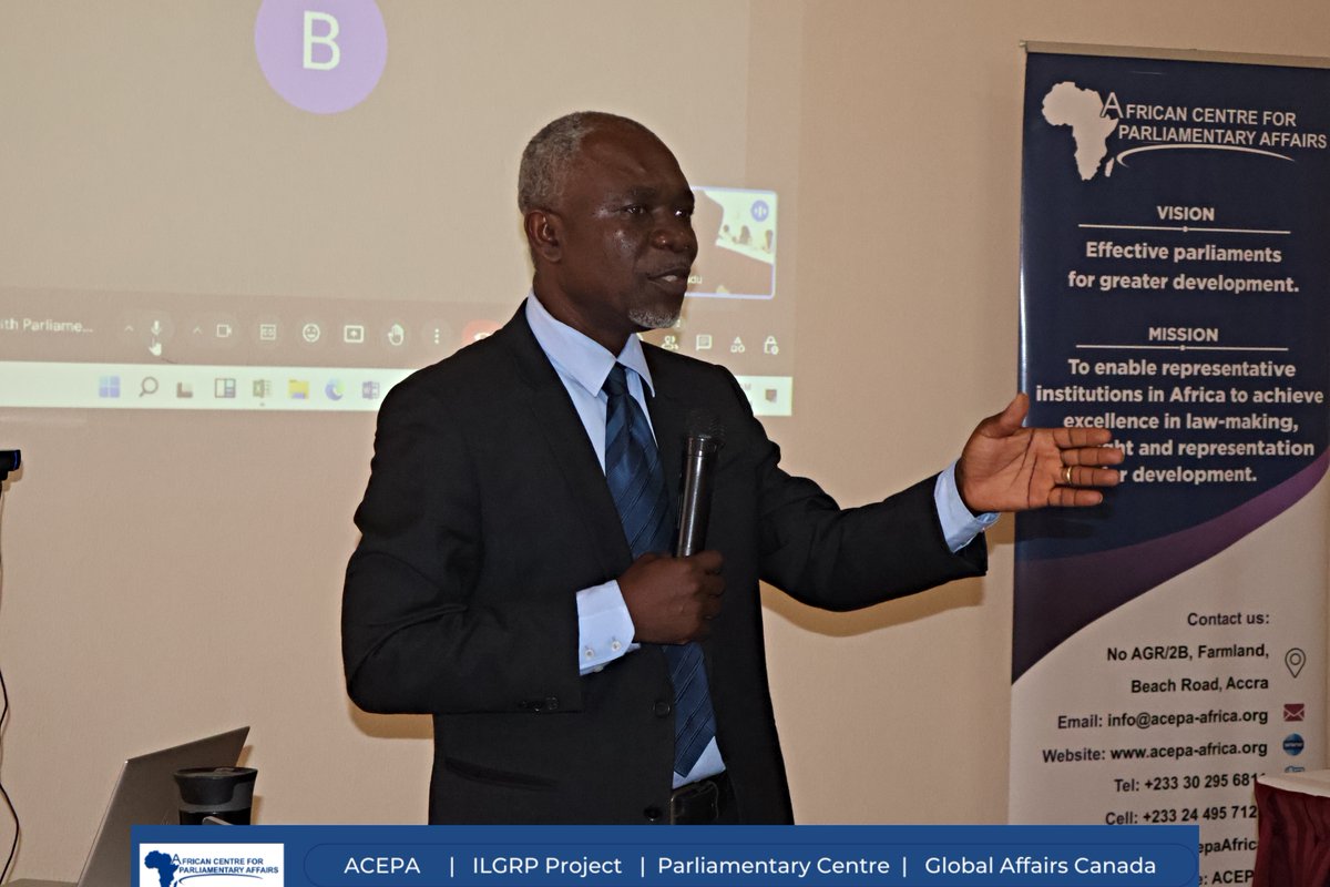 AcepaAfrica's tweet photo. Under our project, the ILGRP, funded by @GAC_Corporate in collaboration with @parlcent, the @AcepaAfrica  conducted a training for staff of the @parliament_gh on Oversight of Gender Equality (GE) Commitments on the 26th and 27th of June 2024.    

#acepa #oversight #ilgrp https://t.co/erfdTI6N4W