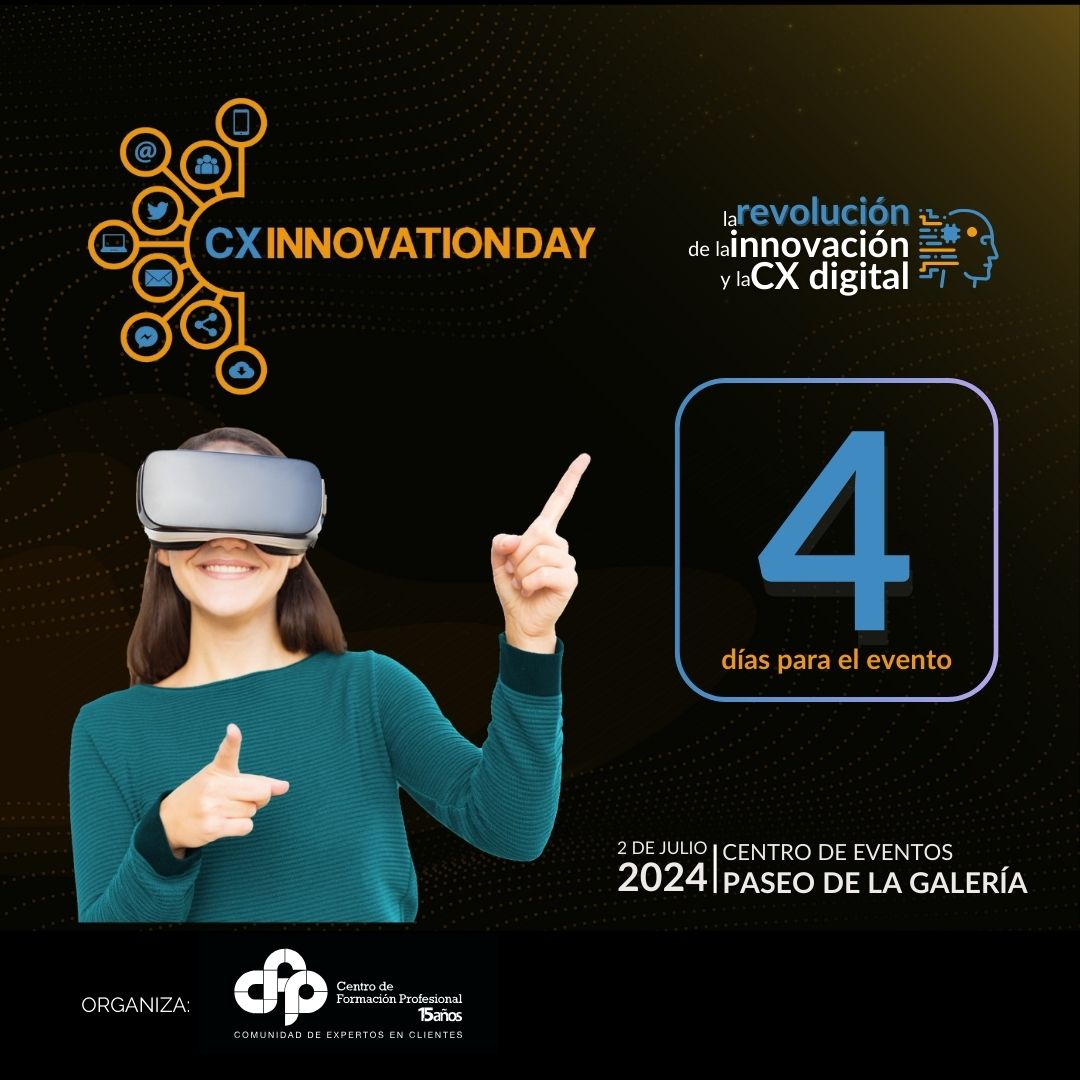 "La revolución de la innovación y la CX digital"
 No podés quedarte fuera de esta increíble jornada de actualización en todo lo referente a la Experiencia del Cliente y la Inteligencia artificial.
FALTAN 4 DÍAS! 
🌐 cxcongress.com.py/index.php
📲 wa.me/595981187446
☎021 6160100