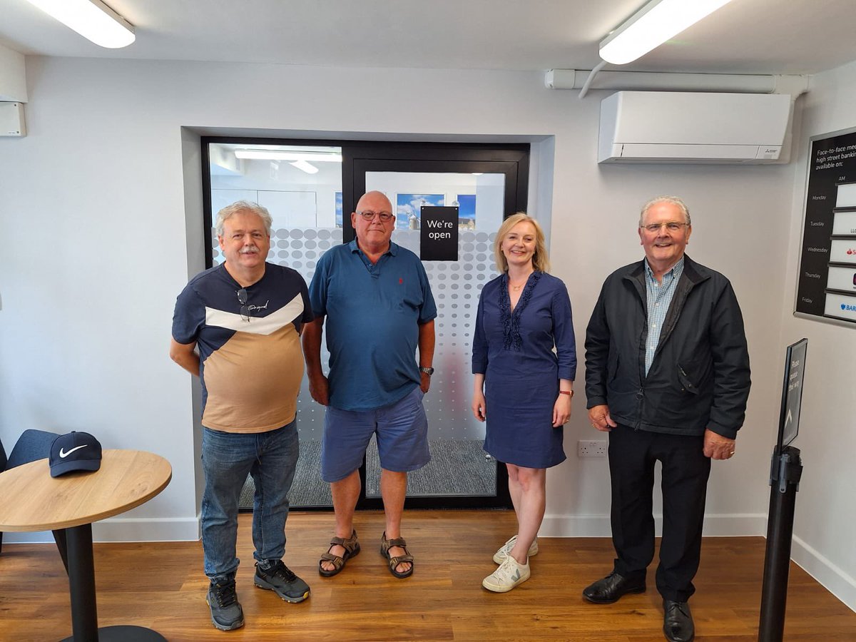 Today the Downham Market Banking Hub moves onto its permanent site.

When the town's last bank closed, I campaigned and secured the hub to ensure people can access cash and banking services in person.