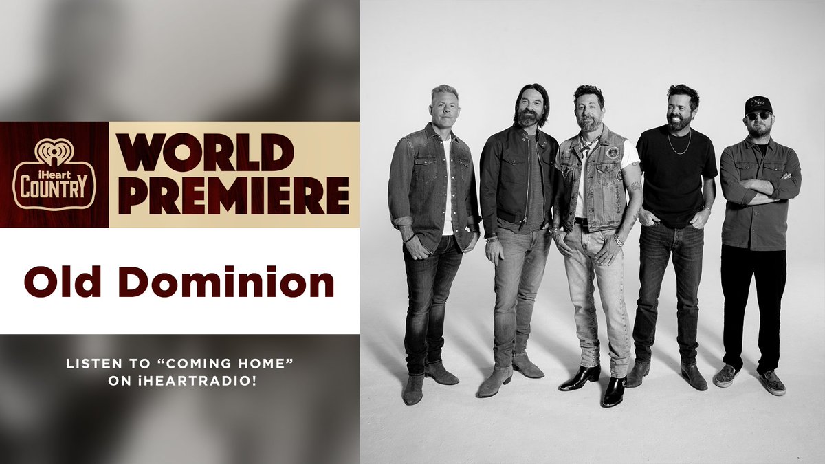 New music just in time for the weekend 🎉 Hear "Coming Home" from .<a href="/OldDominion/">Old Dominion</a> on .<a href="/iHeartCountry/">iHeartCountry</a> 🤠 Listen now ➡️ ihe.art/SmqNsnK