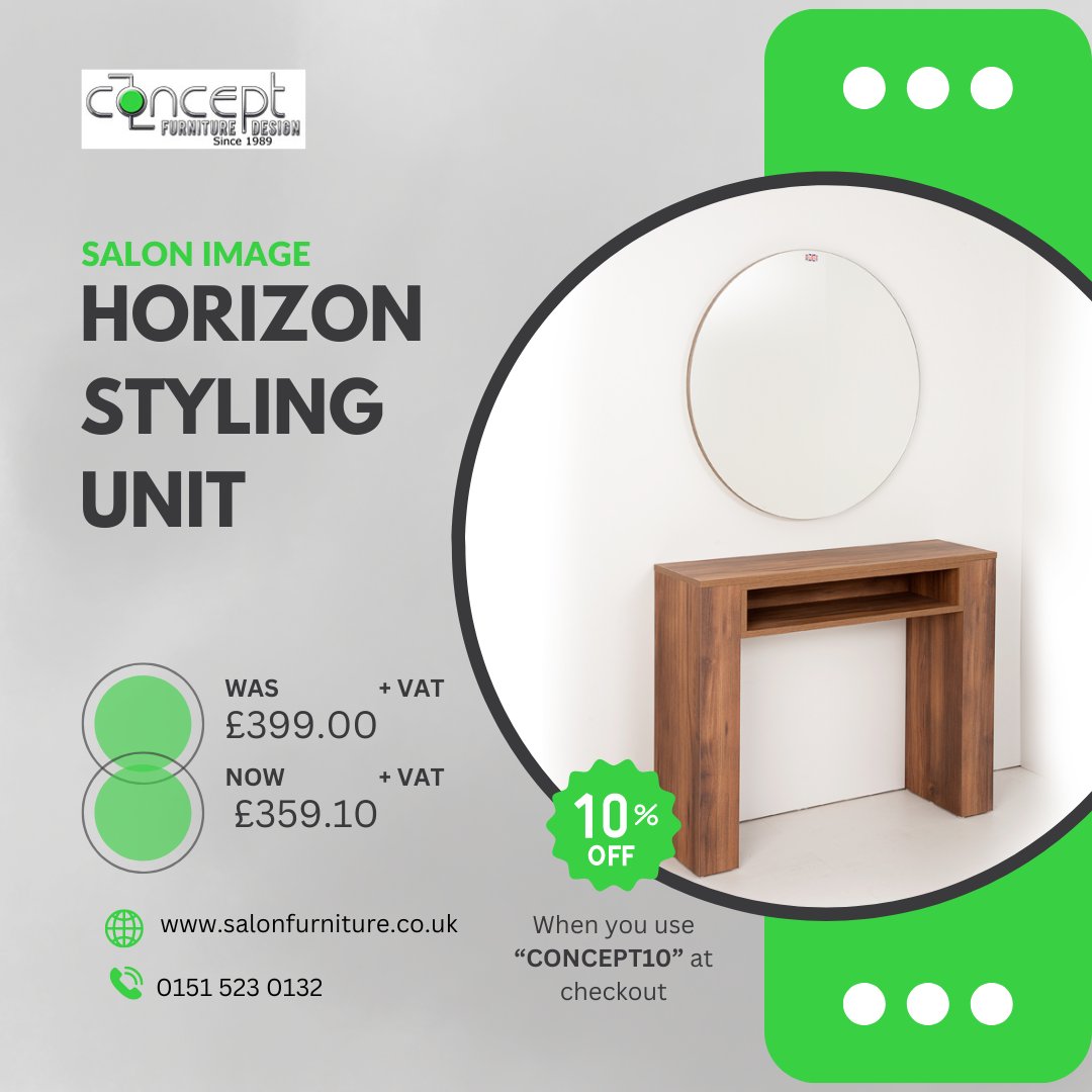 Horizon Styling Unit - NEW PRODUCT 

SHOP: salonfurniture.co.uk/horizon-stylin…

#stylingunit #stylingmirror #barbermirrors #salonmirrors #salonfurniture #barberfurniture #conceptsalon