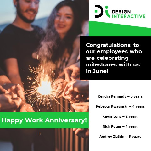 Shoutout to our June rockstars! 🌟 Another year of awesome work in the books! 🚀 Here's to more success ahead! 🎈👏 #WorkAnniversary #TeamAwesome 🎉