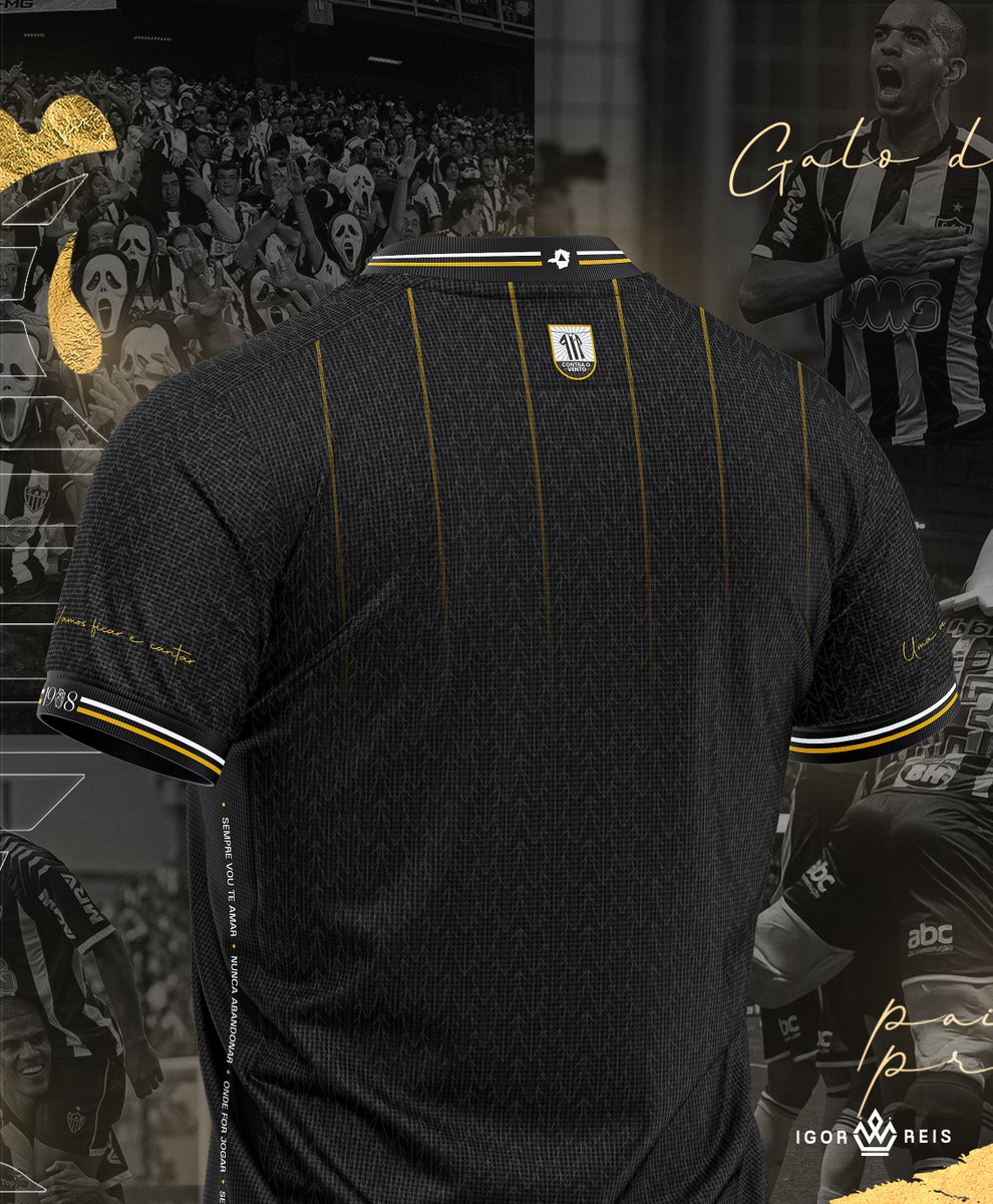 Igorrdesigner's tweet photo. Aqui está minha contribuição como torcedor do @Atletico fazendo o #mantodamassa que tem como propósito valorizar o maior patrimônio do clube que é sua torcida. Material criado diferente dos demais com as cores preto e dourado para simbolizar o VALOR  do torcedor ATLETICANO. https://t.co/UPUS45YxLU