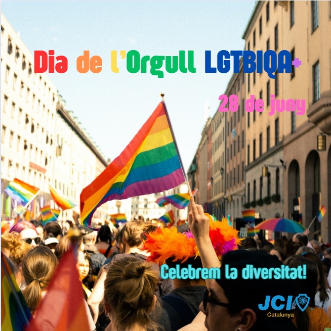 🏳️‍🌈 𝐃𝐢𝐚 𝐝𝐞 𝐥'𝐎𝐫𝐠𝐮𝐥𝐥 𝐋𝐆𝐓𝐁𝐈𝐐𝐀+ 🏳️‍⚧️

Avui, des de la JCI Catalunya, celebrem el dia de l'Orgull, ja que reivindiquem la diversitat, l'amor i la llibertat! ❤️🧡💛💚💙💜

🫶 𝐄𝐬𝐭𝐢𝐦𝐚 𝐜𝐨𝐦 𝐯𝐮𝐥𝐠𝐮𝐢𝐬, 𝐩𝐞𝐫𝐪𝐮è 𝐞𝐬𝐭𝐢𝐦𝐚𝐫 𝐧𝐨 𝐭é 𝐟𝐫𝐨𝐧𝐭𝐞𝐫𝐞𝐬!