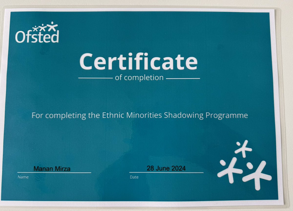 It was a valuable experience that provided me with deep insights into the inspection process and reinforced my commitment to educational excellence.#FutureLeaders