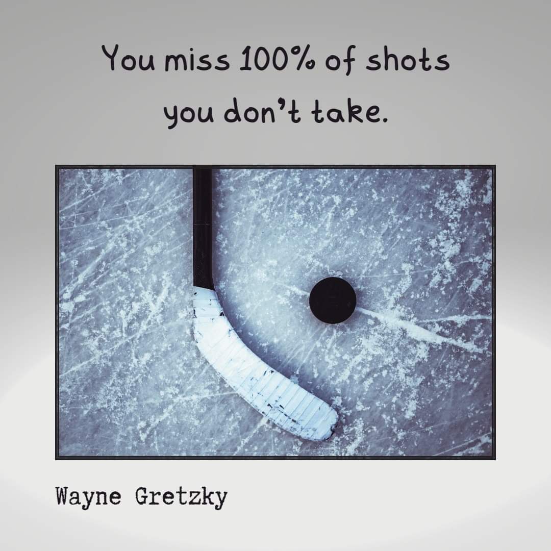 Take your shot today. You have nothing to lose and everything to gain! 🏒
🐑🧶🧵🧡🍁☺️