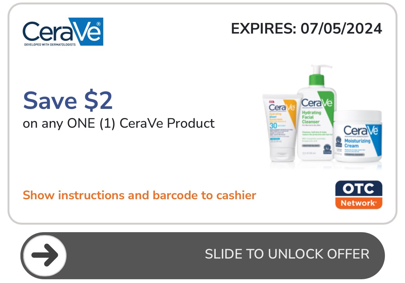 Lord Of Discounts • Lightning Deals & Promotions on X: lord-of-discounts-lightning-deals-promotions-on-x-otc-coupon-save-2-on-select-cerave-products-available-to-use-at-walmart-if-you-are-receiving-errors-go