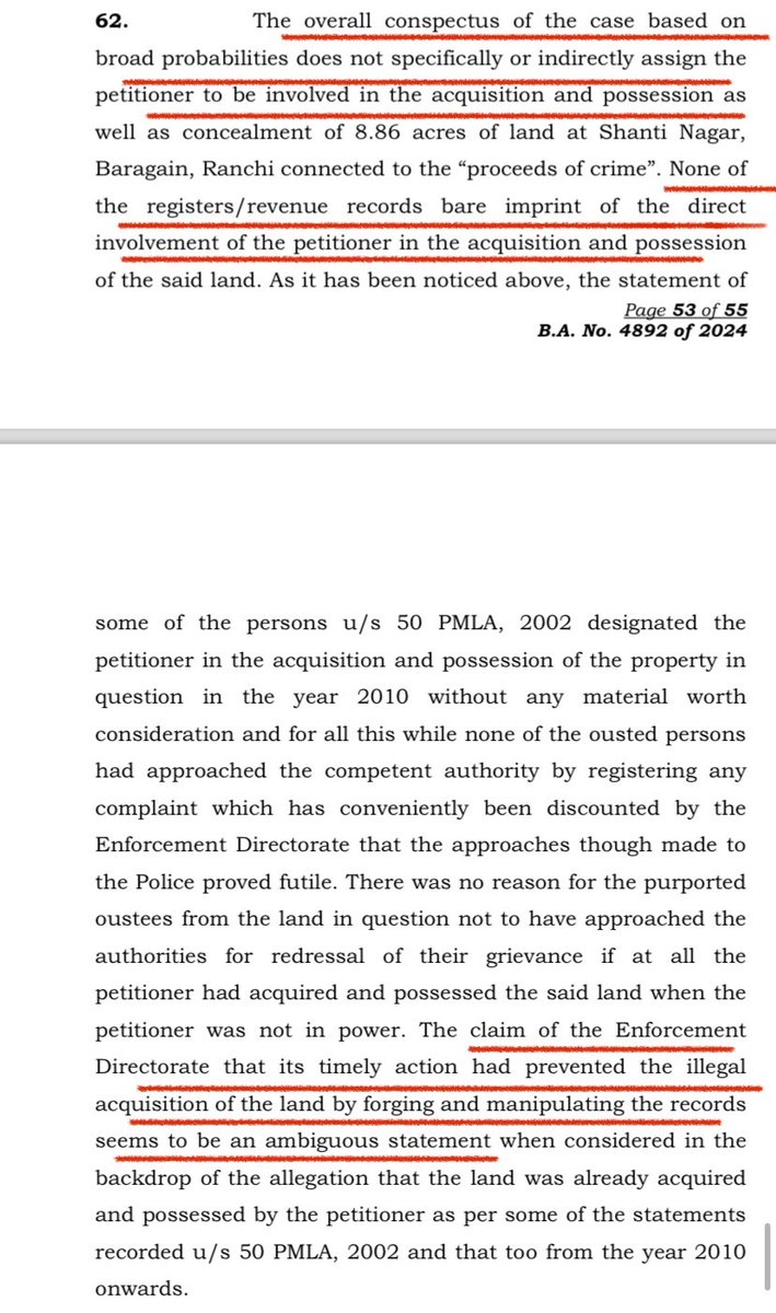 Welcome back Hemant Soren!

Court said there was no evidence against him. ED’s statements were ambiguous. 

But who will hold ED accountable? Who will give back the 5 months that he lost because of this harassment?