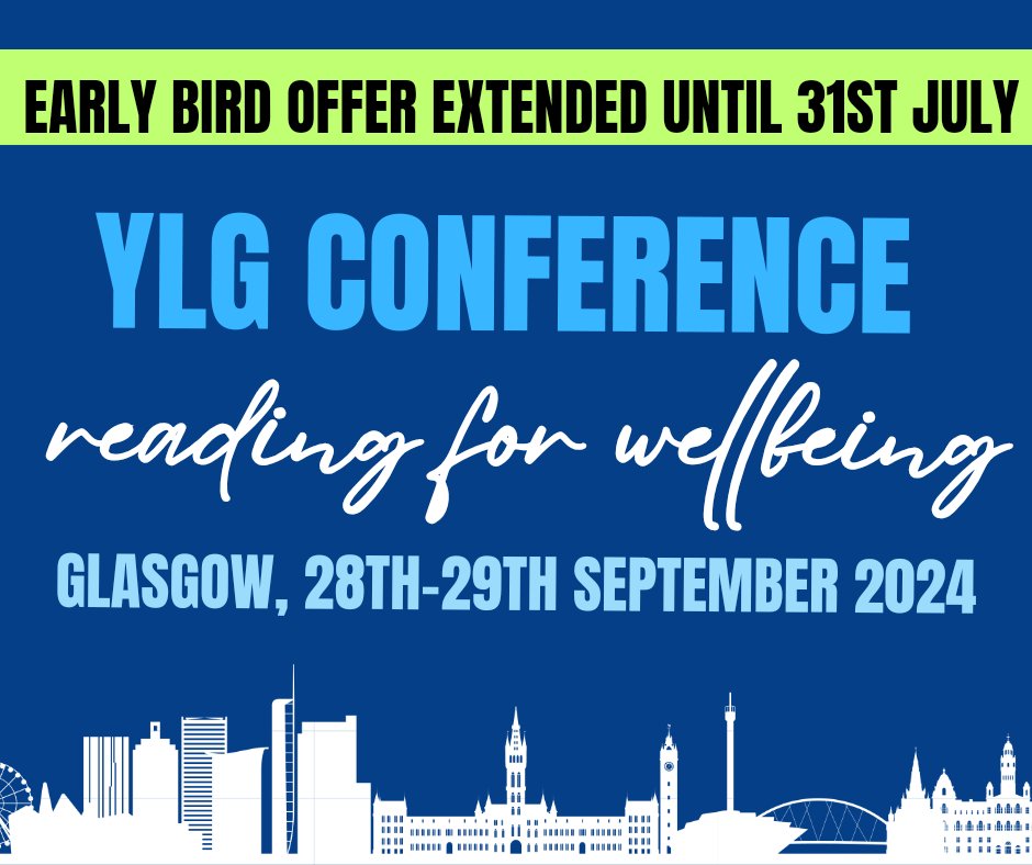 The early bird offer for our conference in September has been EXTENDED until 31st July.

To be part of the conversation and book your place, go to cilip.org.uk/event/YLGconfe…

Keep an eye on this account for exciting news and exclusives over the summer!