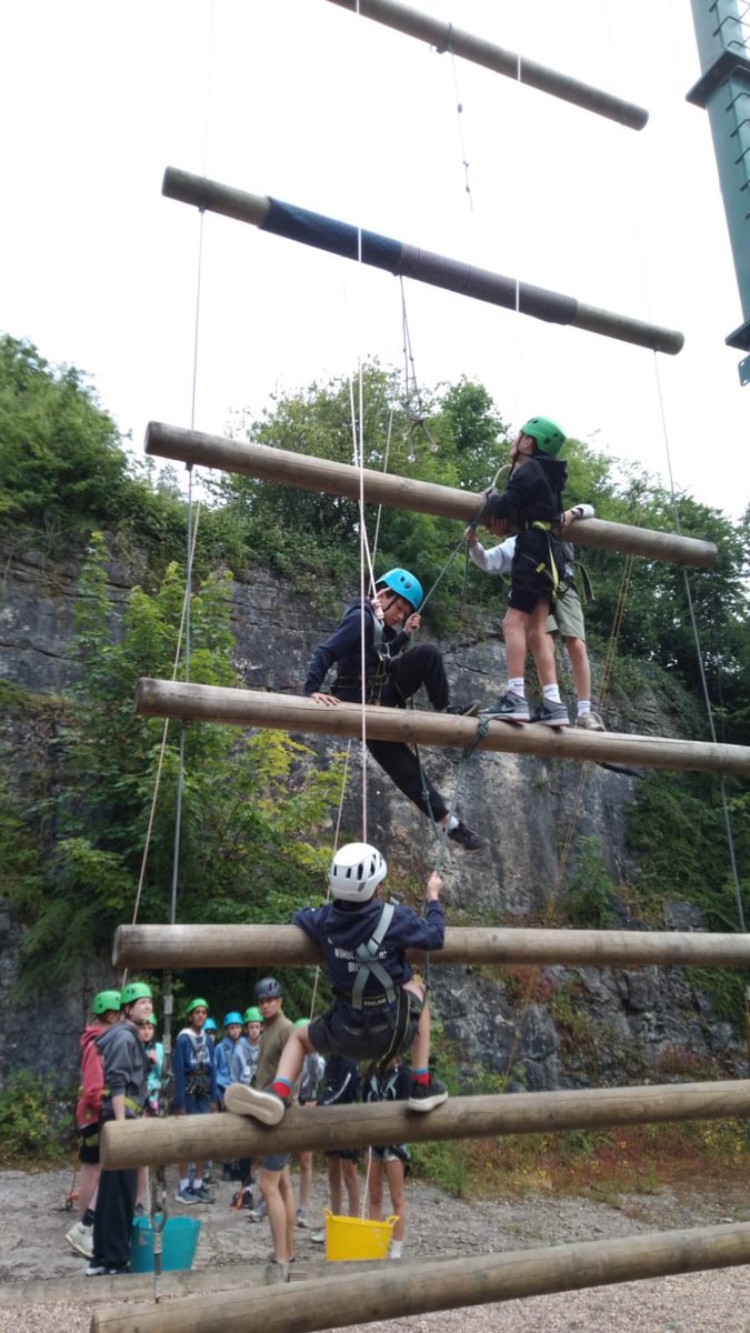 The last activity of the week but still aiming high. #alleynsY7 #alleynsaw