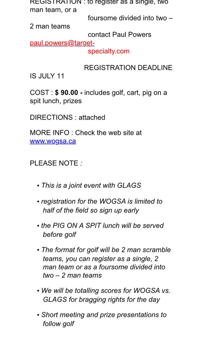 Check out the info for our July Joint  meeting with GLAGS at Tarandowa.