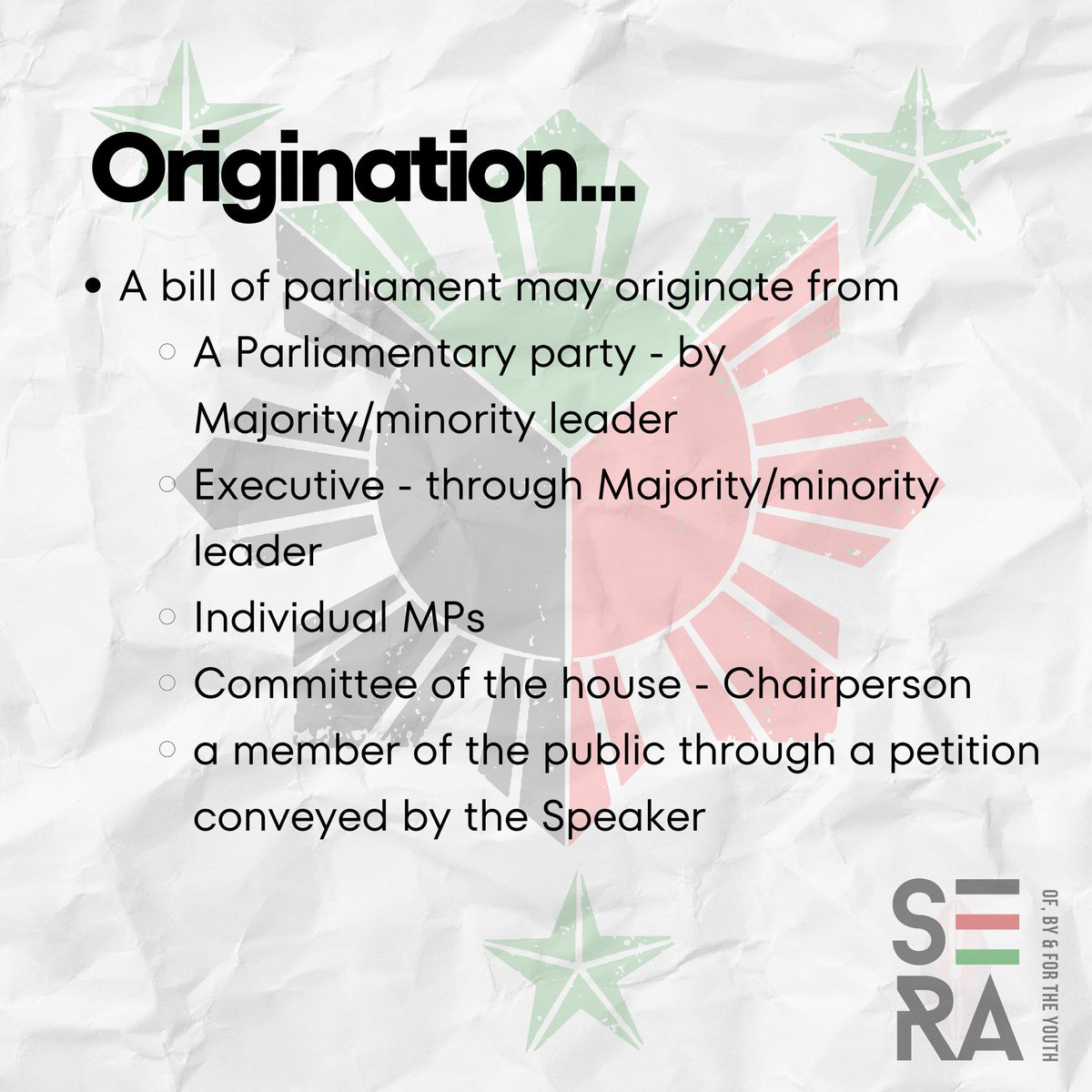 serayouthke's tweet photo. As a young person in the current times, are you Interested to know how bills turn to law? Here’s a breakdown! The more you know😀 (1)🧵 https://t.co/b1jJjRRPyh