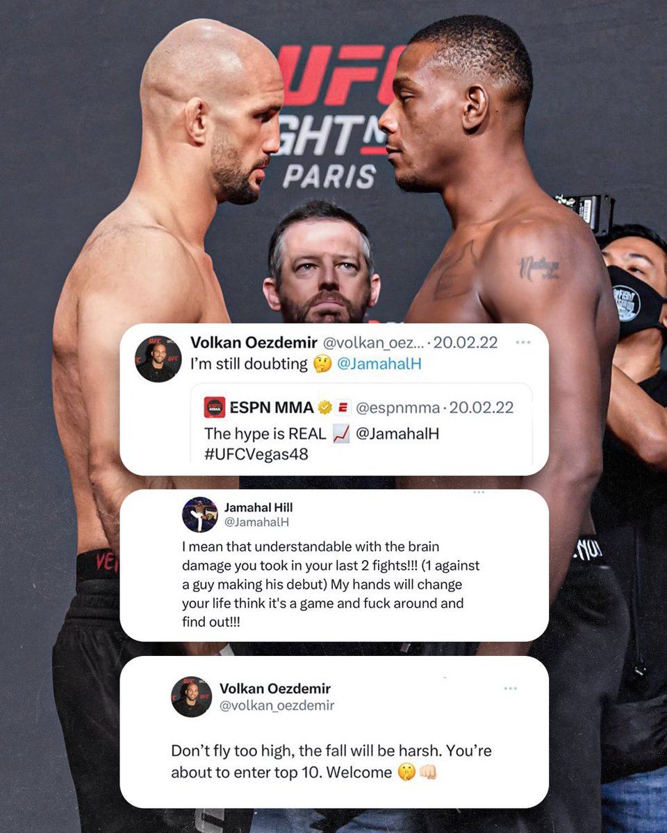 volkan_oezdemir's tweet image. It’s time to do it, Jamahal! 
I’ll put you to sleep in Paris, “sweet dreams” 😴

 #NoTime #UFCParis