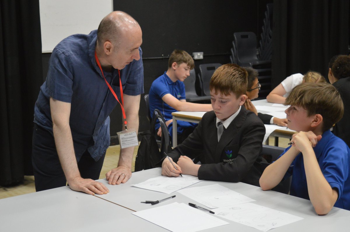 Thank you <a href="/stephen_kelman/">Stephen Kelman</a> visiting us this week. Stephen, an author, delivered an assembly on his writing experiences and the inspiration for his first novel, Pigeon English. 

He also ran three workshops across the day. #woodbrookvale #aspireenjoysucceed