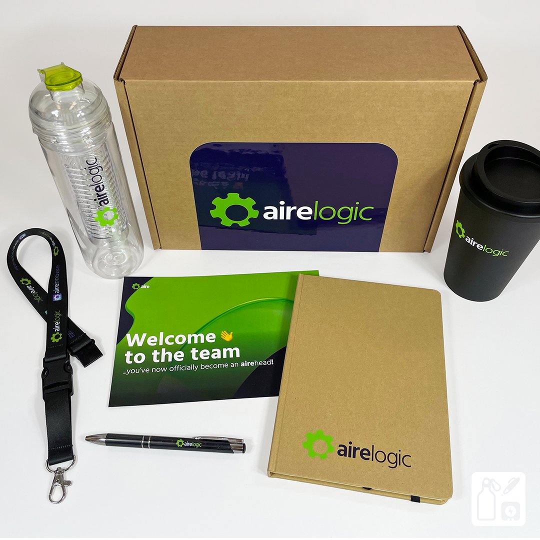 Swag Box (@swagboxuk) on Twitter photo Give your new hires the welcome they deserve by creating the ultimate onboarding experience! 🤝
Here's a throwback to these slick boxes we did for <a href="/AireLogic/">Aire Logic</a>, who decided to go with some nice, eco-friendly options! 💚🌿
#SwagBox #AireLogic #Merchandise #Branding #Swag Give your new hires the welcome they deserve by creating the ultimate onboarding experience! 🤝
Here's a throwback to these slick boxes we did for <a href="/AireLogic/">Aire Logic</a>, who decided to go with some nice, eco-friendly options! 💚🌿
#SwagBox #AireLogic #Merchandise #Branding #Swag
