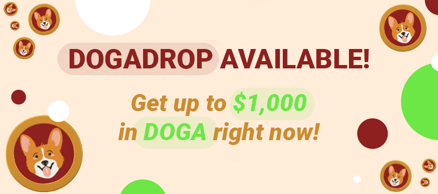🐶 Finally, we are happy to tell you that Airdrop $DOGA is available on our site!

We have developed a unique lottery where there are no losers! Be one of the first and get your DogaDrop right now! 

Participation link - dogaton.com/dogadrop.php