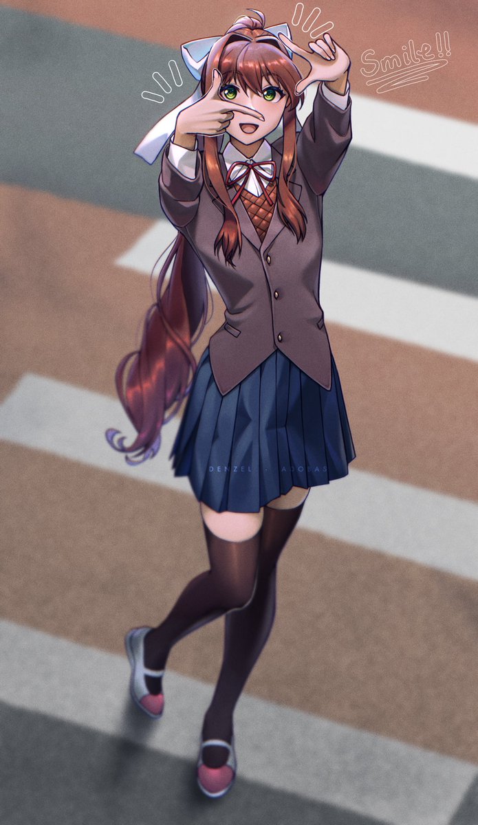 AdobasDenzel's tweet photo. Smile!!~

#DokiDokiLiteratureClub https://t.co/PeNo4QPjOp