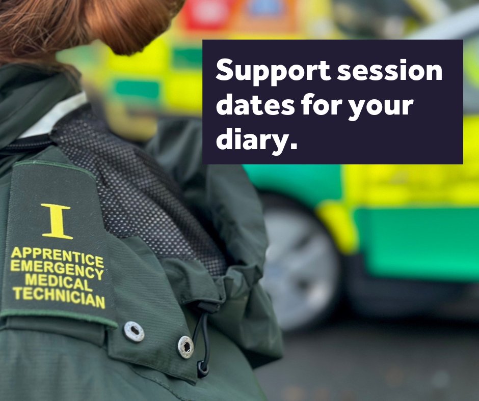 Our emergency medical technician apprenticeship vacancies will open in July! If you're thinking about applying for the role, we're hosting some support sessions in early July which will walk you through the role. ⬇️
nwas.nhs.uk/news/want-to-b…