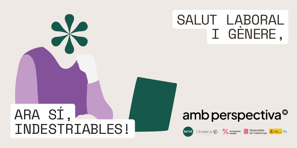 🔶Si treballes en l'àmbit de la igualtat o de prevenció de riscos, accedeix al nostre web i descarrega't les guies per a tècniques. 

La salut laboral i la perspectiva de gènere, ara sí, indestriables. 

🔗ambperspectiva.sepra.coop

#AmbPerspectiva #riscoslaborals #igualtat