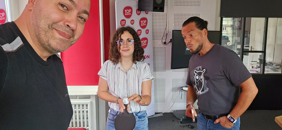 Coucou 😁 Julia nous propose une partie de ping pong pour ce dernier 16-19 de la semaine 🙂