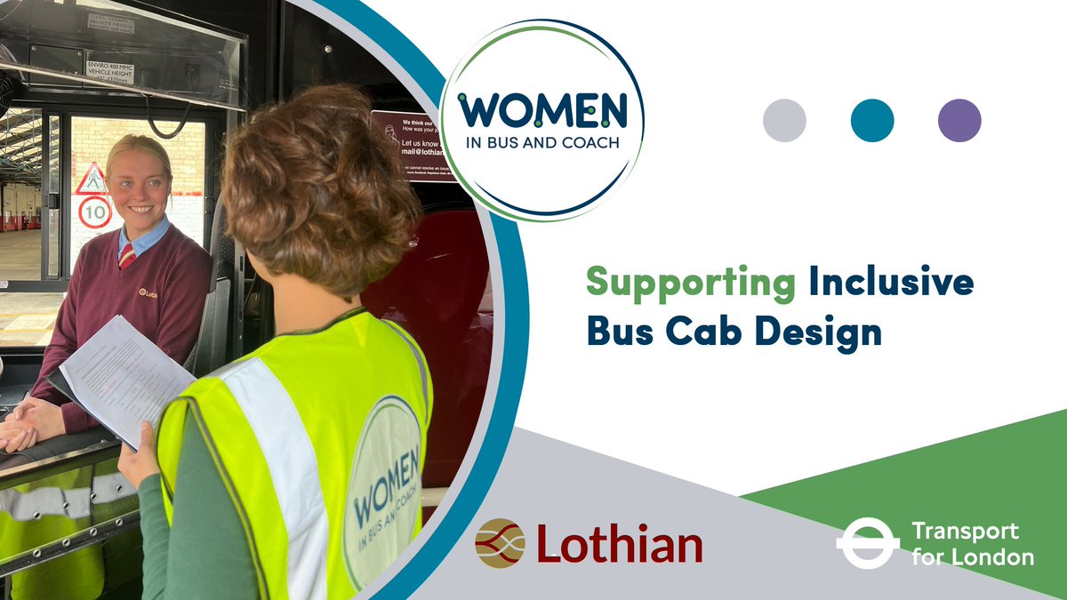 The Women in Bus and Coach &amp; <a href="/TfL/">TfL</a> Inclusive Bus Cab Design national roadshow has spent two days with the fantastic team at <a href="/on_lothianbuses/">Lothian Buses</a> Murrayburn Road depot in Edinburgh

The survey aims to ensure that cab designs are inclusive for all drivers👇 

shorturl.at/tJDZR