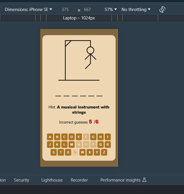 Jainam03121857's tweet photo. Project 12/#100projects
🎮 Just launched my Hangman game using JavaScript, CSS, and HTML! 🔍 Can you guess the word? Play now and challenge your vocabulary skills! 💡 #WebGames #CodingFun #GamingLife #TriptiDimri #Trending
Game is live at https://t.co/RdTbHxp1iD https://t.co/kCy0zqSHlC