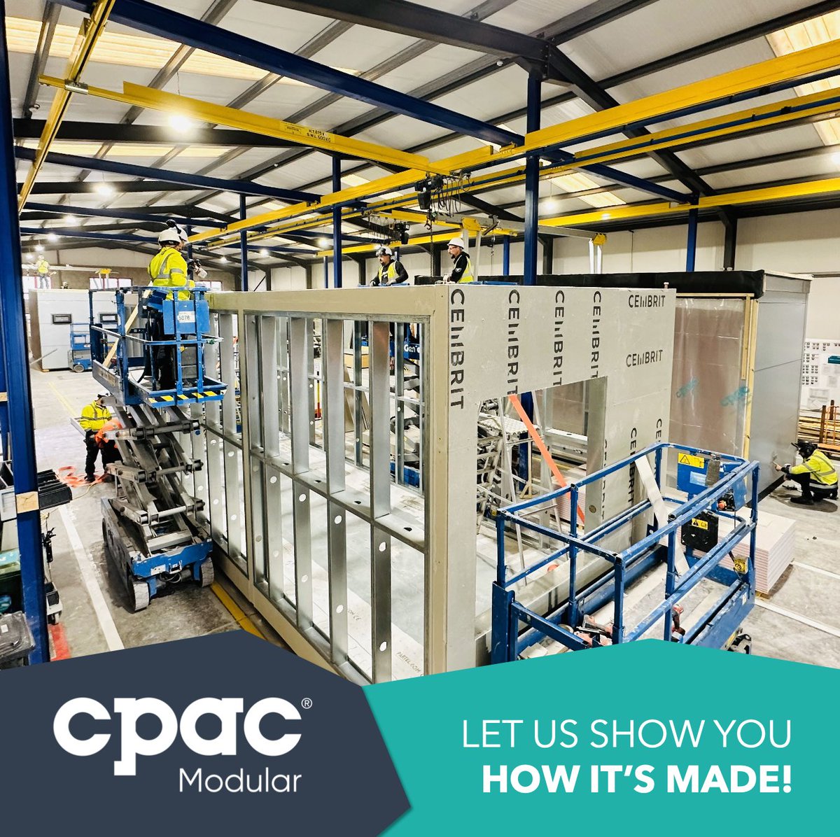 Cpac_Modular's tweet image. At CPAC Modular, we pride ourselves on our quality product &amp;amp; we&apos;re happy to host clients &amp;amp; design specifiers to our production HQ
If you have a project in mind, let us show you the benefits of our turnkey offsite modular solutions.
Book a Site Visit outlook.office365.com/book/CPACModul…