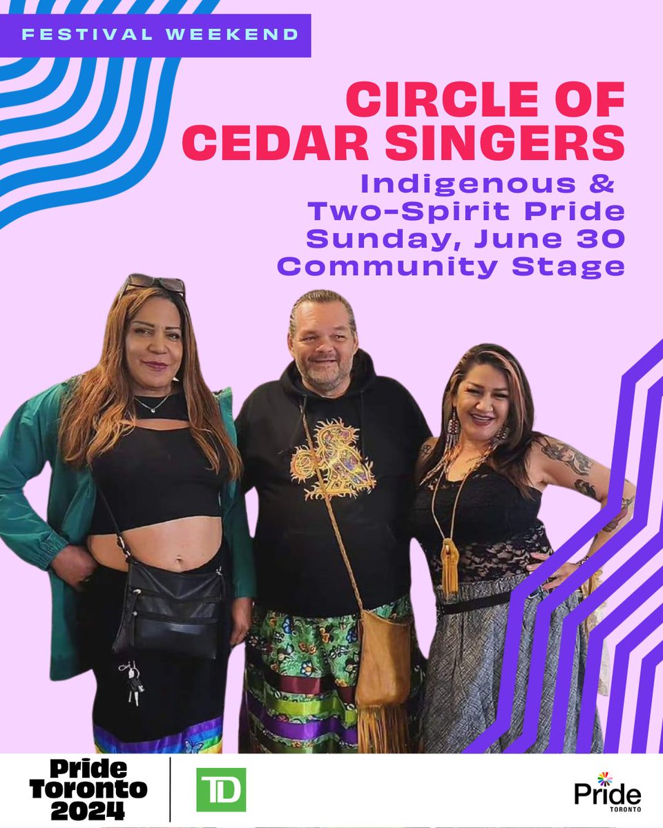 PrideToronto's tweet image. Come together with 2-Spirited People of the 1st Nations &amp;amp; Pride Toronto for a community gathering. Embrace the spirit of togetherness with activities like the beading circle &amp;amp; the sacred fire, offering a space for connection &amp;amp; reflection.
#BePrideToronto2024 #2Spirit