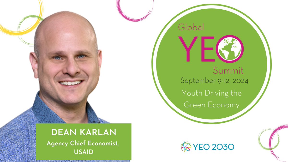 Meet one of our Headlining Speakers for the 2024 #GYEOSummit: Dean Karlan, Agency Chief Economist at <a href="/USAID/">USAID</a> and Founder of Innovations for Poverty Action. Grab your ticket and join us for meaningful dialogue this September: shorturl.at/gJQX3