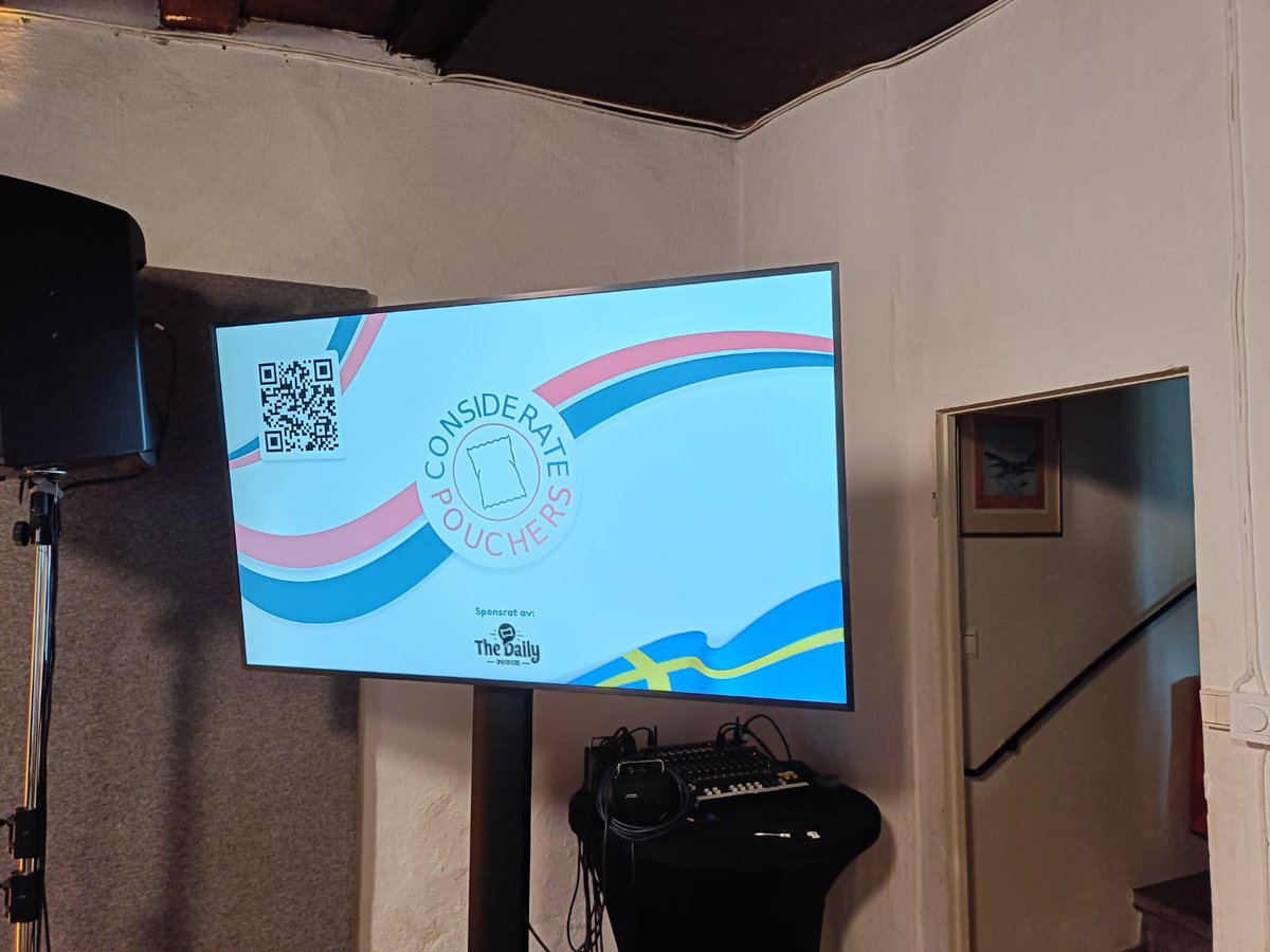 NannyFreeState's tweet image. Yesterday, @MOates_ and I had a great reception speaking to an audience of 50 Swedes about international perceptions of their THR policies and why Sweden should be more proud of their achievements on the world stage at a @CPouchers event at #Almedalen2024. #THRWorks