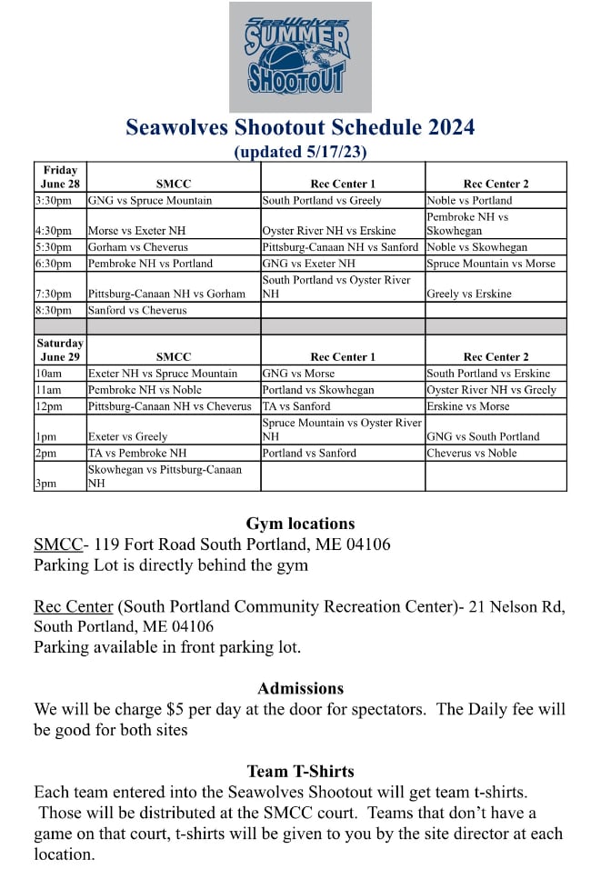 Looking for something fun to do this weekend?
Check out our South Portland Boys Basketball  team in action Friday AND Saturday