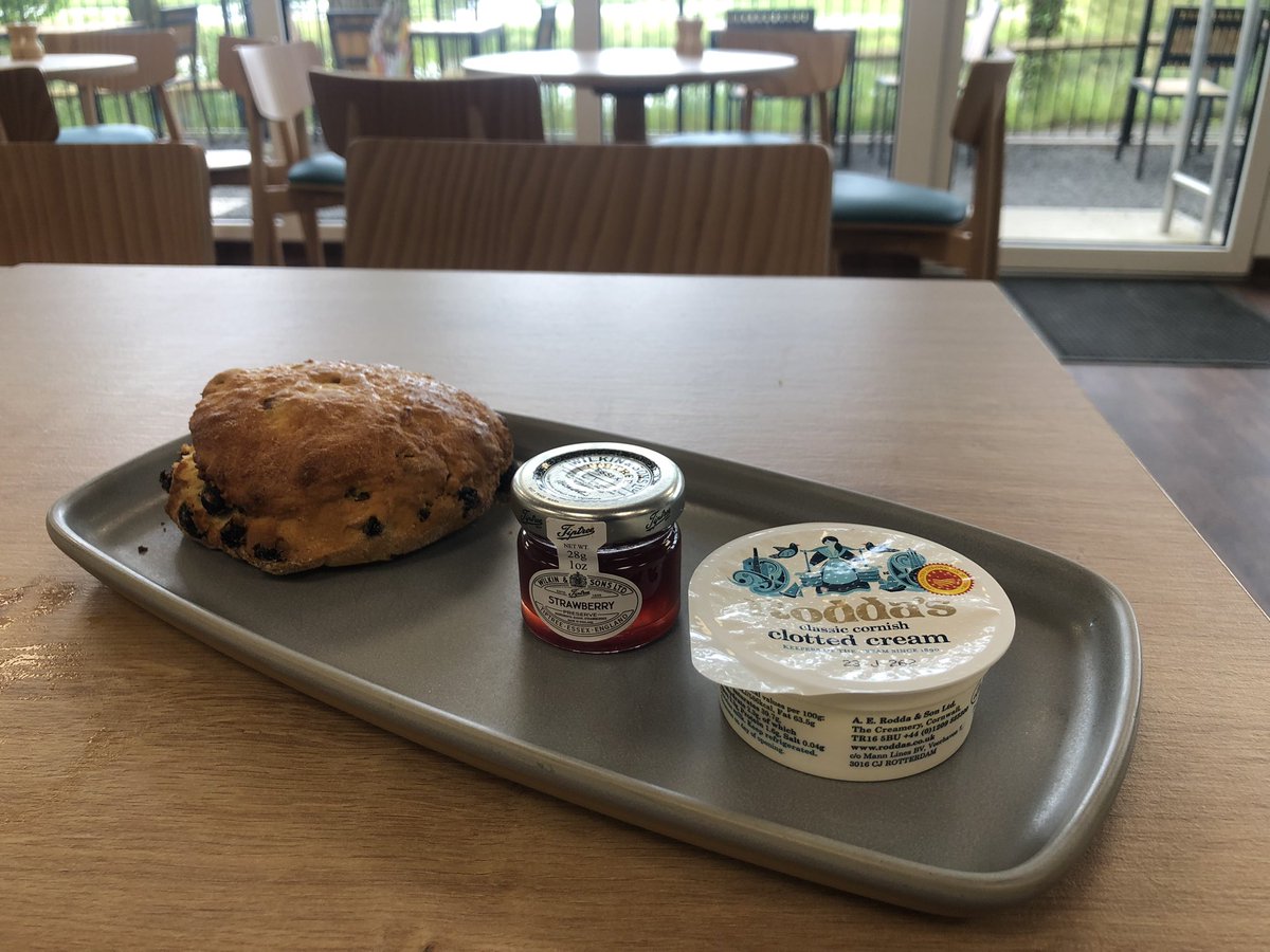 RSPB Burton Mere Wetlands (@rspb_burtonmere) on Twitter photo Lots of our visitors have been enjoying our delicious #homemade fruit #scones this #NationalCreamTeaDay.
Available with just butter, but even better with <a href="/Roddas_Cream/">Rodda's Cream</a> and <a href="/tiptree/">tiptree</a> jam.
Served all day, every day in our cafe (whilst stocks last!). Lots of our visitors have been enjoying our delicious #homemade fruit #scones this #NationalCreamTeaDay.
Available with just butter, but even better with <a href="/Roddas_Cream/">Rodda's Cream</a> and <a href="/tiptree/">tiptree</a> jam.
Served all day, every day in our cafe (whilst stocks last!).