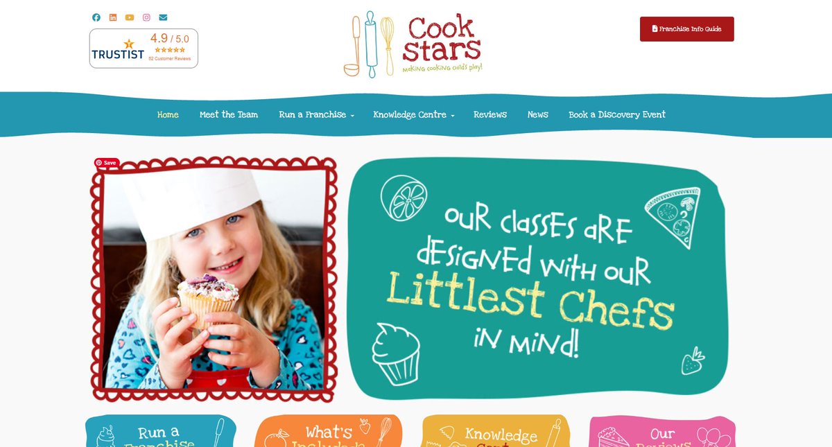 SOOOOO happy with our BRAND new FRANCHISE website!!  

Check it out! :)