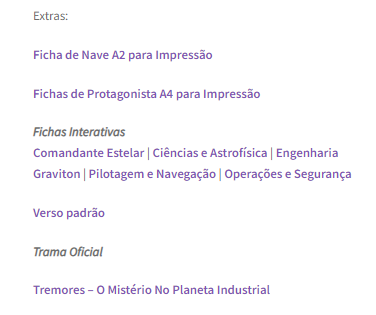 SecularGames's tweet image. Compre agora o seu jogo de Ficção Científica Espacial e baixe todos os extras no site, tem fichas automatizadas e aventura pronta.  🤗