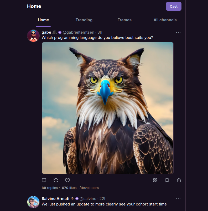 Hop on Farcaster let's  discuss!
#farcaster #web3social #warpcast