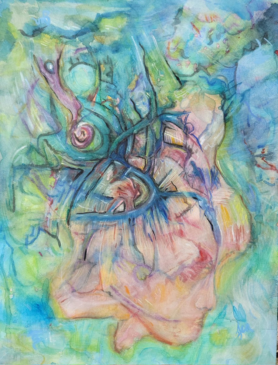 jensvisualcandy's tweet image. #Art #VisualCandy #watercolorpainting #cptsd