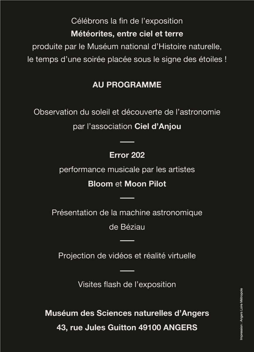 Muséum Angers tweet media