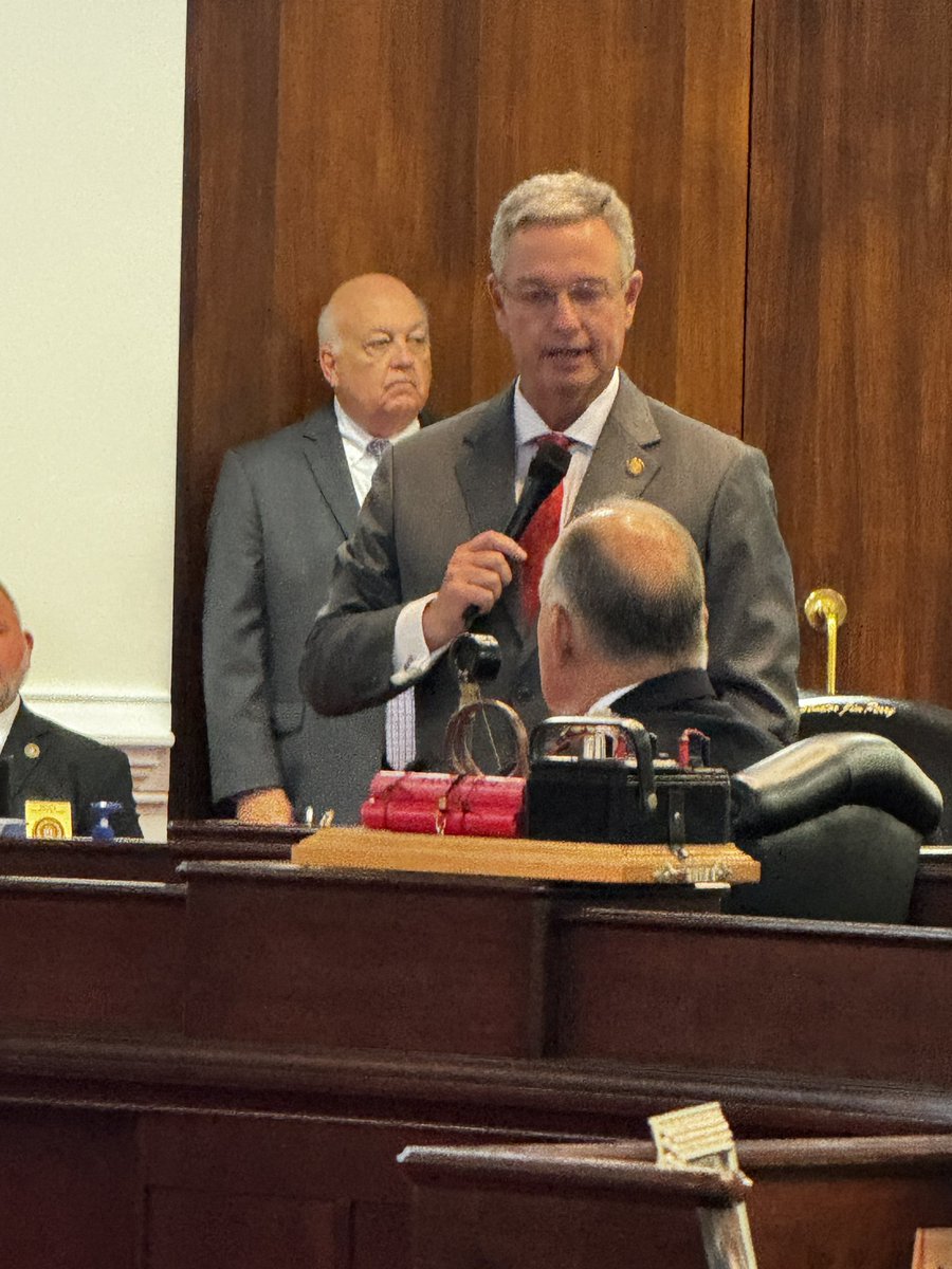 “Always show up for your friends”.  Yesterday was my first time back on the NC Senate floor since leaving office in Dec of 2022.  Back to support my friend and former colleague Senator @JamesPerryNC who made some farewell comments at the close of session.