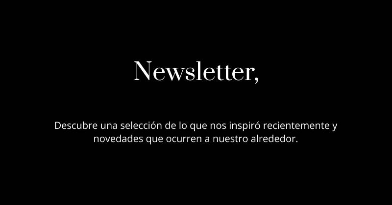 El lunes, nuevo envío de nuestra newsletter, donde recopilamos ideas que nos inspiran, proyectos y tendencias que hemos descubierto, junto con las novedades que están ocurriendo a nuestro alrededor.

Nos vemos dentro ➡︎ mailchi.mp/132daeddac74/l…
