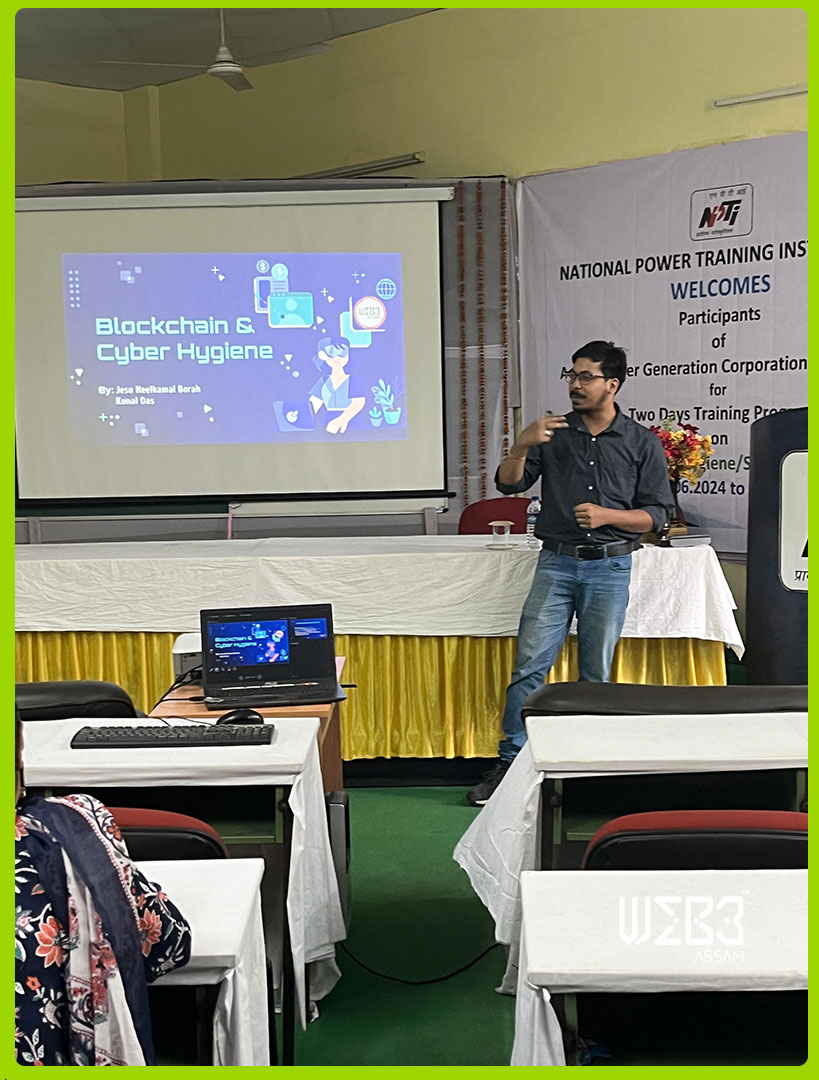 Web3Assam's tweet photo. Hats off to our speakers from @web3assam, @kunal_da5 and @TheSmartObject , for their stellar insights. 👏 

Your expertise contributed immensely to the success of this event.  #Web3Power https://t.co/pG63NlFdIL