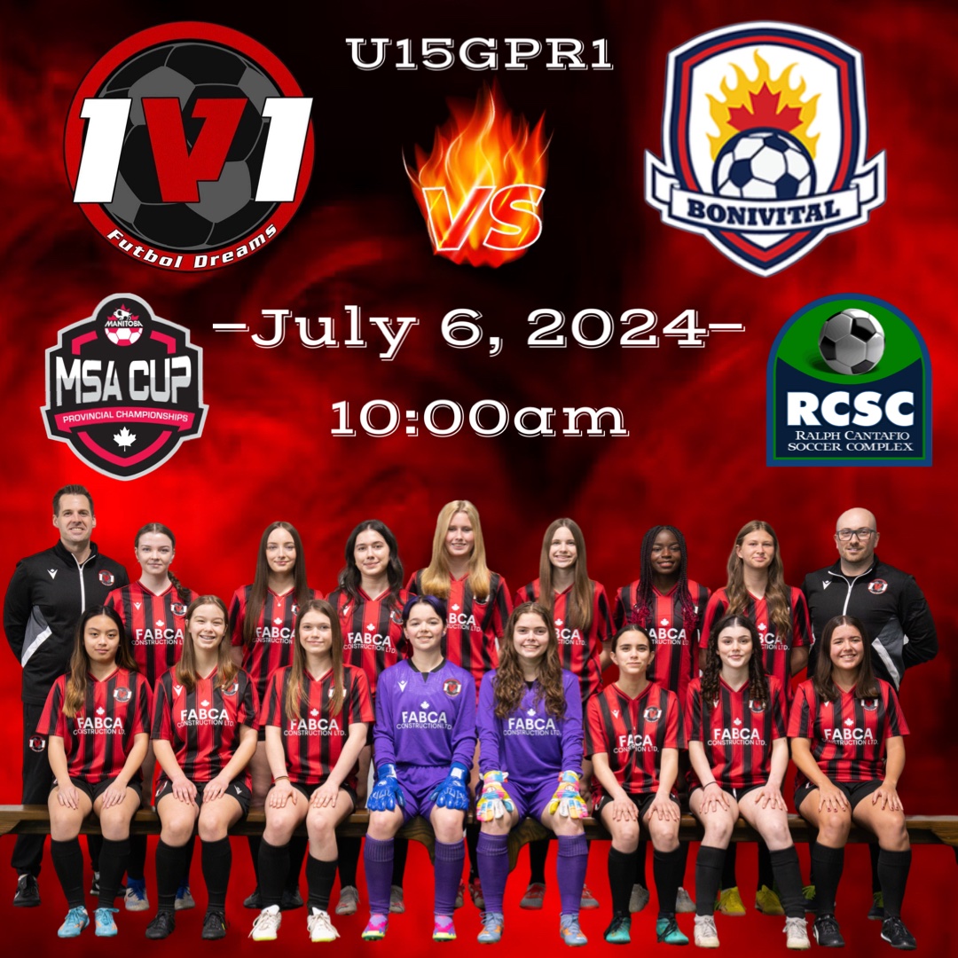 1v1futboldreams's tweet photo. 👀ahead  #MSACup

⚽️⚽️⚽️⚽️

🗓️ July 3, 2024 (U17G)
🆚 WSEU
🏟️ RCSC 
⏰ 8:00pm

🗓️July 3, 2024 (U17B)
🆚BVSC
🏟️ RCSC 
⏰ 10:00pm

🗓️ July 6, 2024 (U15G)
🆚 BVSC
🏟️ RCSC 
⏰ 10:00am

🗓️July 6, 2024 (U15B)
🆚 AKSA
🏟️ RCSC 
⏰ 12:00pm

#winnipeg #manitoba #soccer #daretodream https://t.co/5XLPLjXIOs