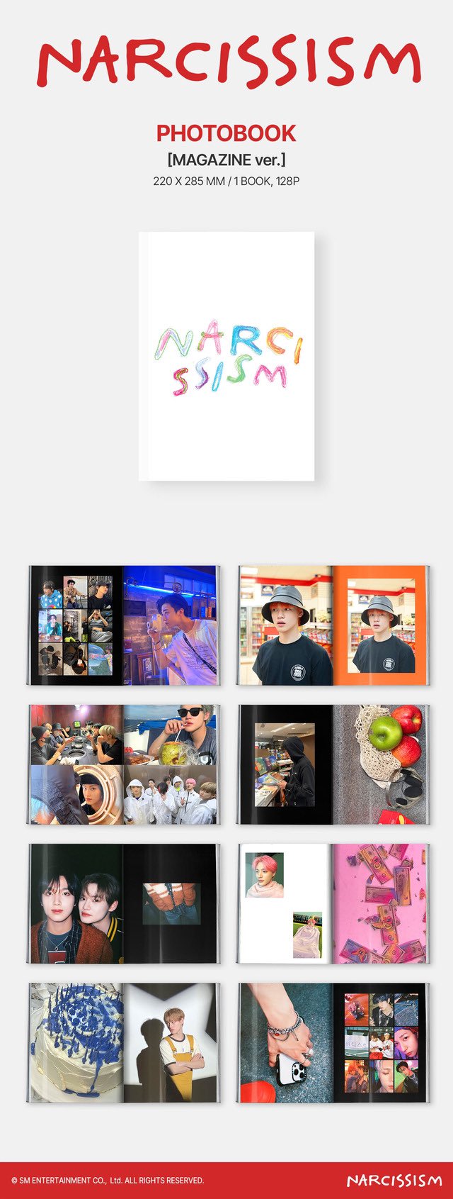 ジェミン NARCISSISM 展示会 エコバッグ collage ver.（NCT