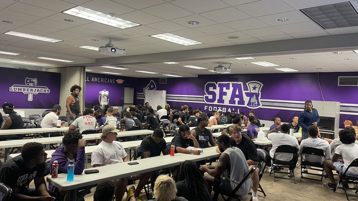 Lumberjack Football (@sfa_football) on Twitter photo Another Real Men Wednesday ✅
#AxeEm x #RaiseTheAxe x #EastTexasTough Another Real Men Wednesday ✅
#AxeEm x #RaiseTheAxe x #EastTexasTough