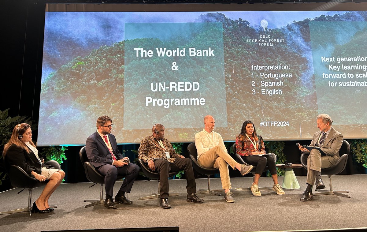 Forest stakeholders gathered this week to discuss best ways to protect tropical forests. 

Hosted by <a href="/noradno/">Norad</a>, on behalf of <a href="/Climateforest/">NICFI</a> the #OTFF included a joint UN-REDD &amp; <a href="/WorldBank/">WorldBank</a> session, 'Next generation of REDD+'

More details: norad.no/en/front/event…

#SaveForestsNow
