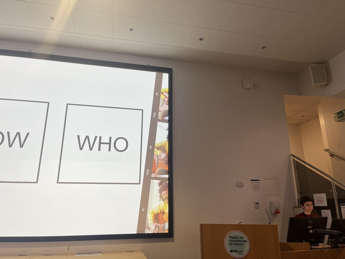 <a href="/MCollOmana/">Mireia Coll Omaña</a> Discussing gaming and involvement of VR in recovery- it has the potential to meet therapeutic needs but more research needed to look at use of Exergames following rehab principles <a href="/TheARM_Lab/">ARM Lab</a> #QSUL11