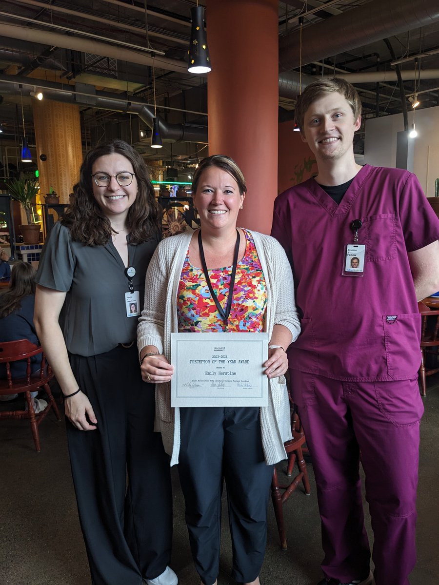 Krista Gens (@kristadgens) on Twitter photo 🎉Congratulations to @emilyhers728 for being selected as the <a href="/AbbottHospital/">Abbott Northwestern</a> PGY2 ID Preceptor of the Year! What a great way to transition into being the RPD next year! 🎉Congratulations to @emilyhers728 for being selected as the <a href="/AbbottHospital/">Abbott Northwestern</a> PGY2 ID Preceptor of the Year! What a great way to transition into being the RPD next year!