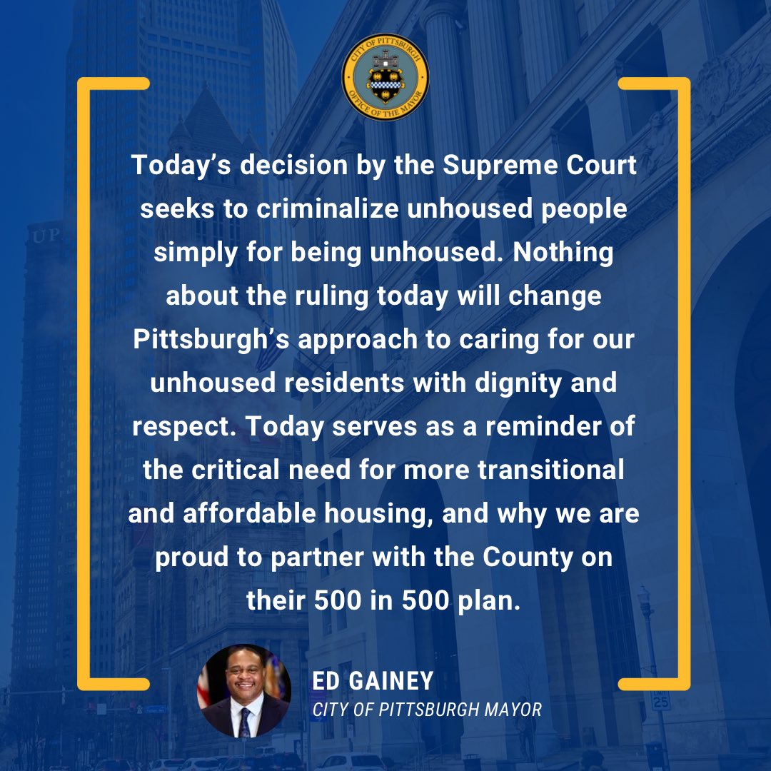 Ed Gainey tweet media