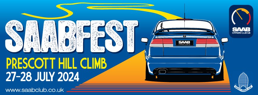 1 month to go to SaabFest! As an update, pre-booking closes on the 19th July, so no meals will be able to be purchased after this time.  Hill climb passes are also selling fast, so please book in advance to avoid missing out on a slot to do a run up the hill