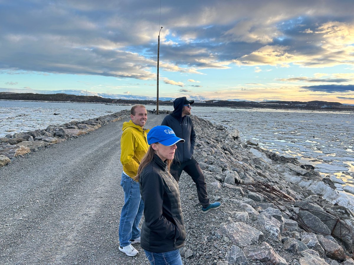 TheMarsSociety's tweet photo. Crew 16 is en route to the #Flashline analog station on Devon Island 🇨🇦. The 7-person crew has stopped in #Nunavut & #Iqaluit. Thanks to the people of Nunavut, @KBRincorporated, @Starlink , @calm & our support team for making this mission possible. More to come! #marsanalog https://t.co/ikoCn8xzR2